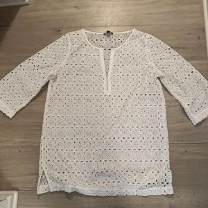 J.Crew Eyelet Swim Coverup Sz Medium